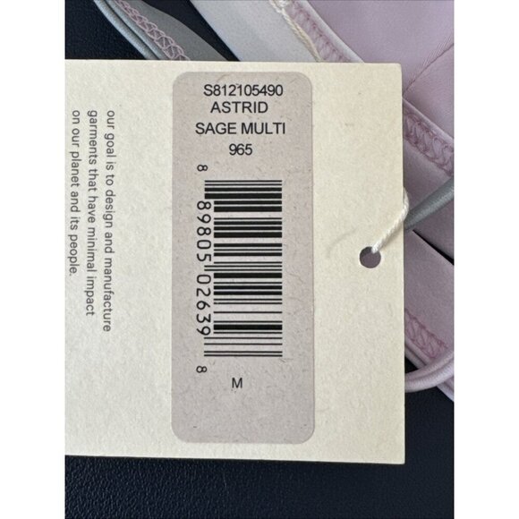 Mara Hoffman Women's M Sage Colorblock Multi Bikini Swim Top NWT Geometric - Picture 9 of 13